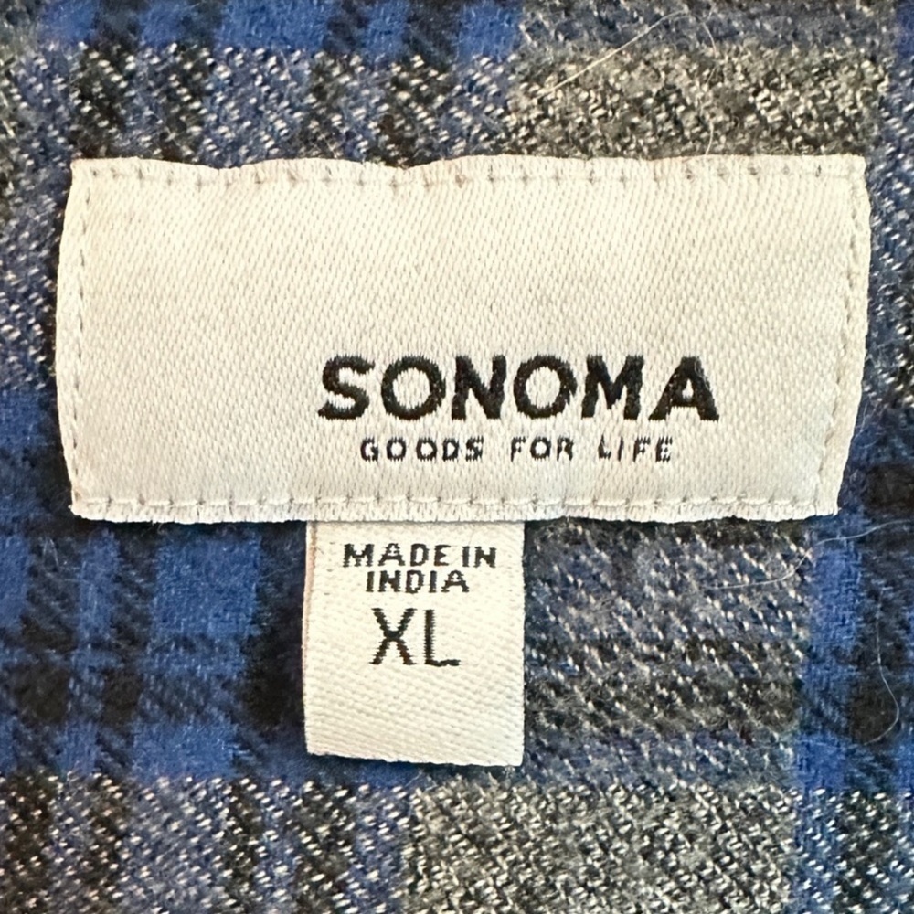 Sonoma Goods For Life® Super Soft Flannel Button Down Shirt - Picture 2 of 9